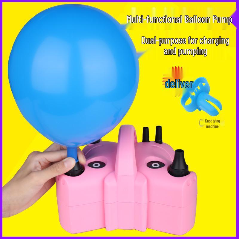 Multi-Functional Dual-Nozzle Electric Balloon Inflator & Deflator