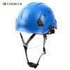 Casco di sicurezza ABS traspirante Cantiere Costruzione di potenza con occhiali Leader Supervisore Personalizzazione anti-smash