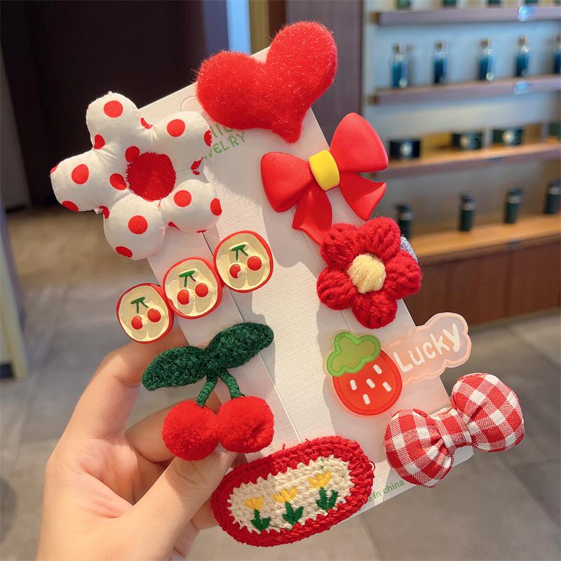 Cute Plush Butterfly Hair Clips for Girls - 2025 Style Duckbill Hairpins for Kids