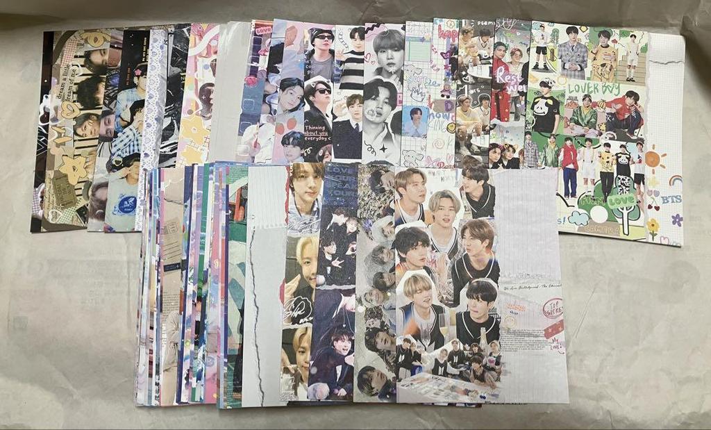 [USED] BTS Memo Pad, Korean Maker, Jimin Unit, All, Approximately 450 Sheets