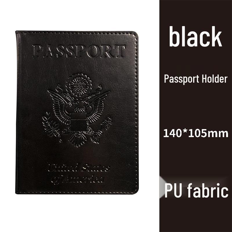 Personalizowany skórzany PU etui na paszport szczepionkowy USA