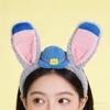 Soft Rabbit Ears Hair Accessory Multi Color Choices For Costume Parties Daily Outfits Photo Props