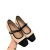 Leading dancer French Mary Jane women's shoes 2025 new autumn small fragrant single shoes flat small leather shoes gentle and fashionable