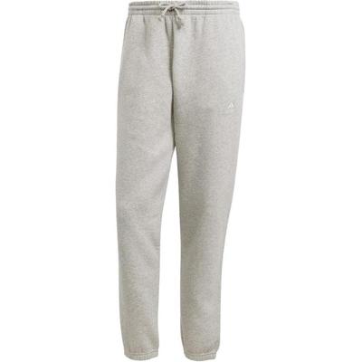 Solid Mid-Waist Slim-Fit Knit Joggers Men Bottoms Grey IJ6882