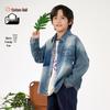 Soft Denim Cotton Hall Boys' Denim Shirt: Class A Casual Jacket for Spring & Autumn