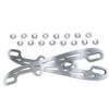 Lama per Pattini 253/290 MM 1 Coppia Lama per Pattinaggio su Ghiaccio Acciaio Inossidabile Lama per Pattini da Ghiaccio Inline per Scarpe da Pattinaggio per Donne Uomini