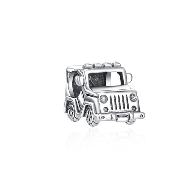 

Новая Европа 925 Серебро Автобус Автомобиль Изысканные Подвески Грузовик Бусы Подвеска Висячие Diy Женские Ювелирные Изделия Подарок Подходит Оригинальный Модный Браслет