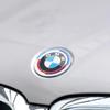 For BMW E84Front Hood Emblem For BMW 50th Anniversary Logo 81mm+Rear Badge 74mm+Wheel Hub Cap 68mm+56mm Steering Wheel Sticker 46mm