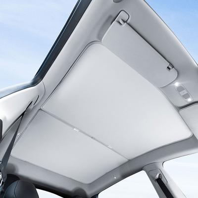 For Tesla Model 3 Sun Shades Glass Roof Sunshade Ultraviolet Isolation Front Rear Sunroof Skylight Roof Sunshades Accessories