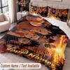 Custom Name Text 3Pcs Bedding Set Dragon Ball Duvet Cover And Two Pillowcases