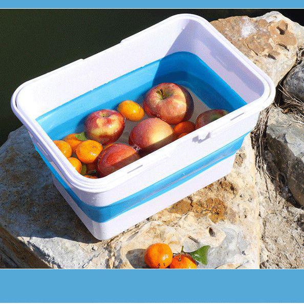 Collapsible Portable Water Bucket for Car Wash, Outdoor, Fishing, and Travel