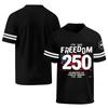 Casual V Neck Jersey Short Sleeve Sports T Shirt Celebrating 250 Years of Freedom 1776 2026 Lightweight Breathable Athletic Top