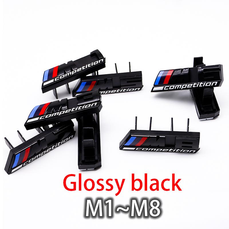 

ABS Car Front Grille Emblem M1 M2 M3 M4 M5 M6 M7 X1 X2 X3 X4 X5 X6 X7 For BMW M Competition LOGO Decor Car Styling Accessories M2