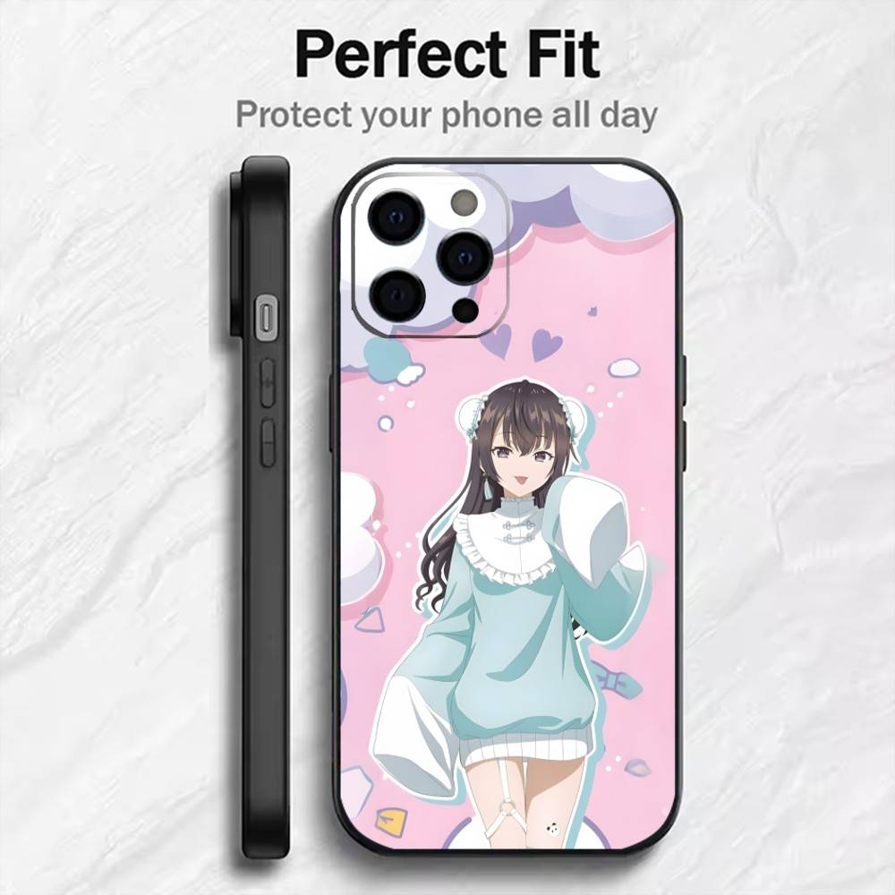 Anime Character Y-Yuki Suou  Phone Case For iPhone17,16,15,14,13,12 Plus,Max Soft Silicone Black Cover