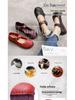 Spring-Summer Soft Sole Non-Slip Leather Shoes for Middle-Aged and Elderly Women