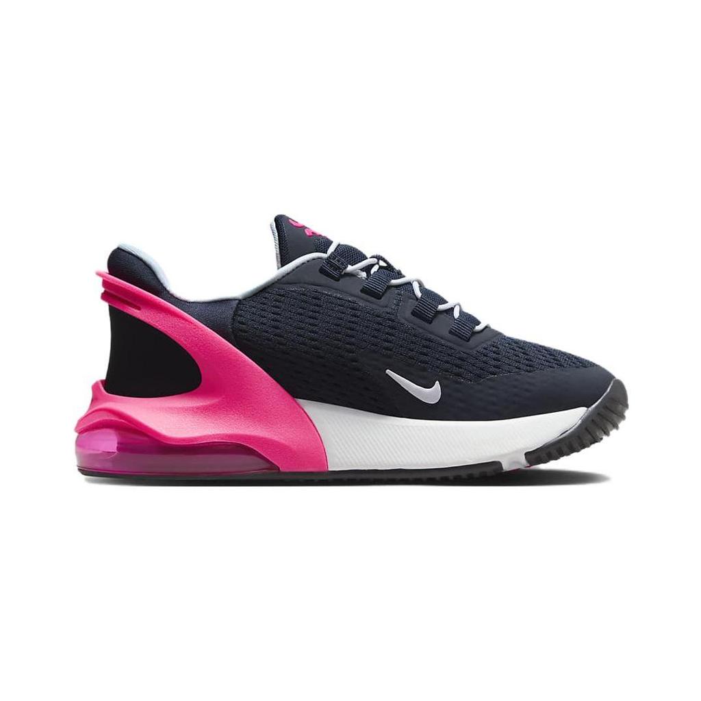 Nike Air Max 270 Cushioning Abrasion Resistant Cushioning, Wear Resistant Low top Kids' Running Shoes Black Pink DV1969-401