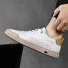 2024 New Lace-Up Male Comfortable Casual Shoe Genuine Leather Breathable Mens Sneakers All-match High Quality Skate Shoes Men