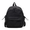 Minimalist Backpack for Women and Men Lightweight Nylon School Bag with Front Pocket