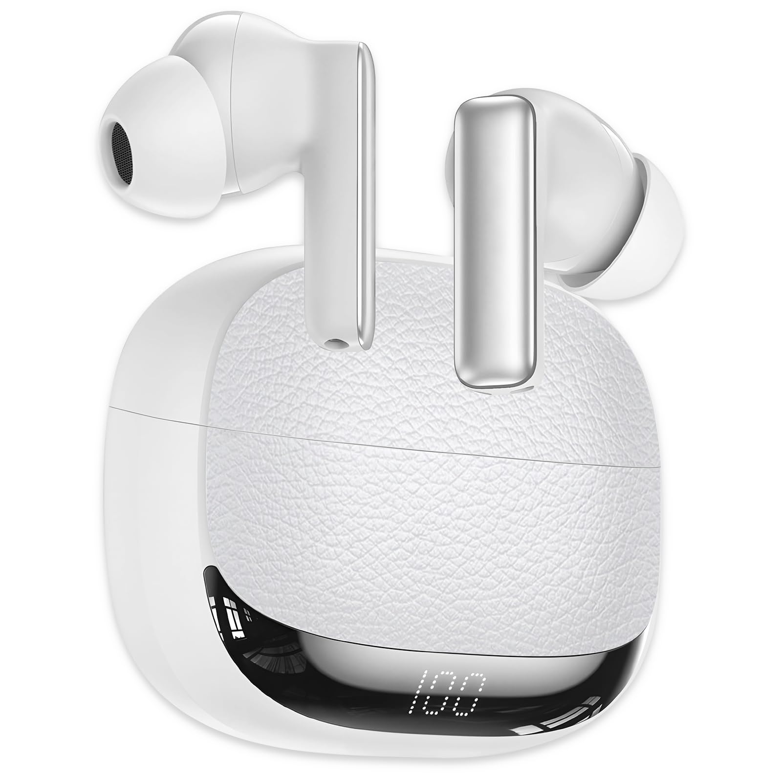 

Bluetooth Earphones [Outstanding Sound Quality] Automatic Pairing, Comfortable Fit, Built-in Microphone, Noise Cancellation, Clear Calls, Long