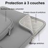 Housse Ordinateur Portable 13" - Compatible avec MacBook Neo Pro Air 13 M2 M3 M4 M5 Lenovo Dell - Gris