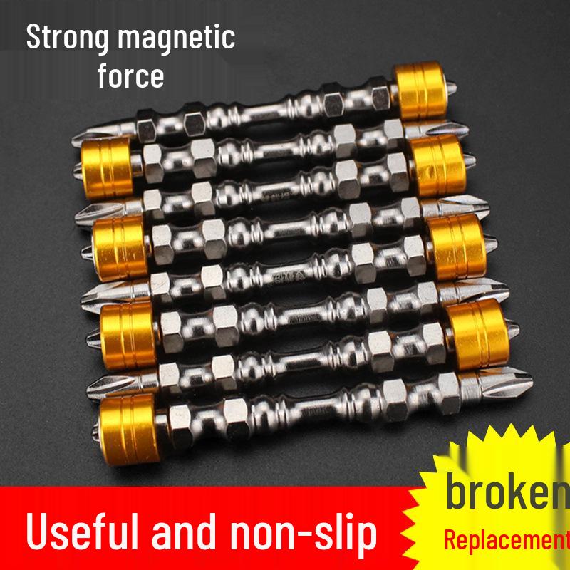 Pistol Drill Double-Ended Magnetic Screwdriver Bits Set
