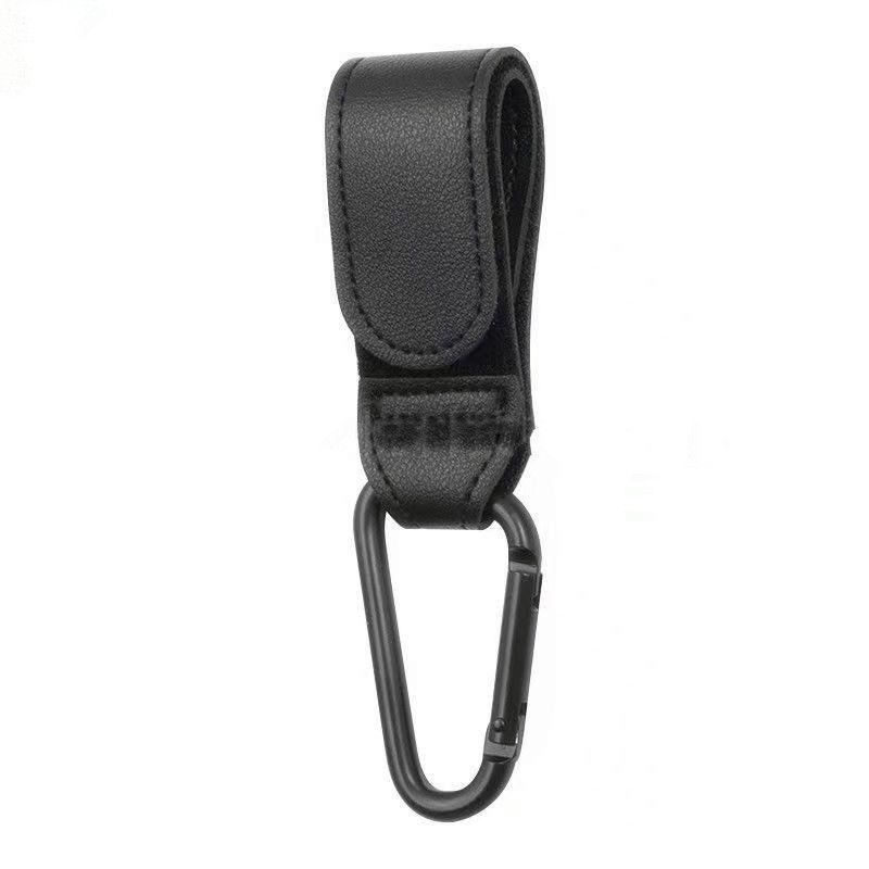 Multi-Functional Baby Stroller Hook Clip with Child Safety Cover and Velcro Strap