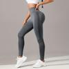 Hohe Taille Bauchkontrolle Yoga-Hose - Atmungsaktive Peach Butt Scrunch Leggings Damen Sportbekleidung