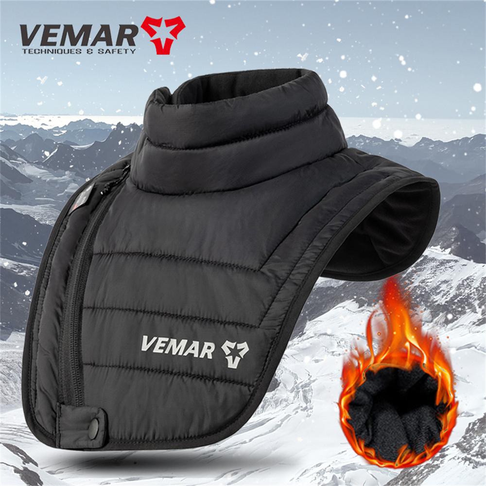 

VEMAR Зимний мотоциклетный шарф на всю шею ветрозащитный лыжный снегоходный шлем утеплитель для шеи Зимний велосипедный мото-байкерский балаклава