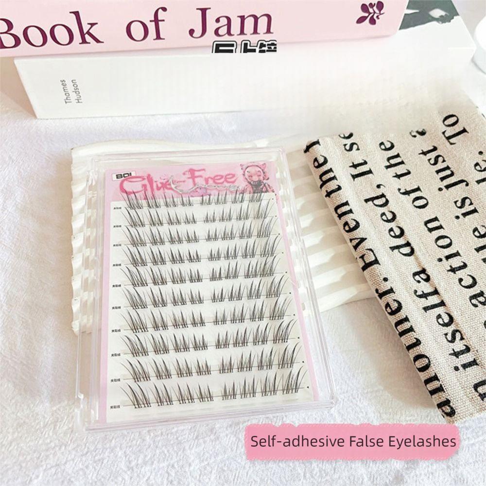 Korean Style Cat Eye Fake Lashes Comic Eye Segmented Eyelashes Bundles Eyelash Extension Kit  Women