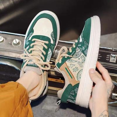 Men's Shoes New Cashew Flower Shoes Men's Trendy Shoes Versatile Trend Low-top Autumn Sports