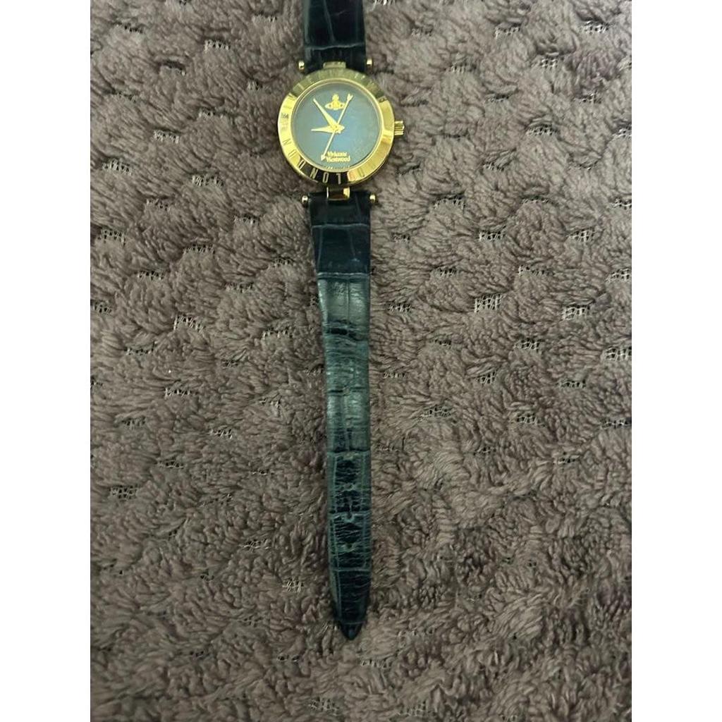Used Vivienne Westwood Watch Orb Navy Gold