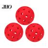 Pickleball Set 3 Stück 40 Löcher Hoher Rückprall Sichtbarkeit PE Indoor Outdoor Glatter Flug Turnier Training Übungsball Zubehör