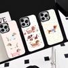 Sausage Dog Phone Case For iPhone 17,16,15,14,13,12,11 Plus,Pro Max,XS,Colored Silver Plated Inside Cover