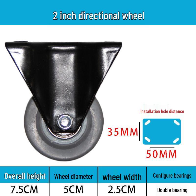 Těžká tichá otočná kolečka (2-8 palců) pro vozíky a malé ruční vozíky