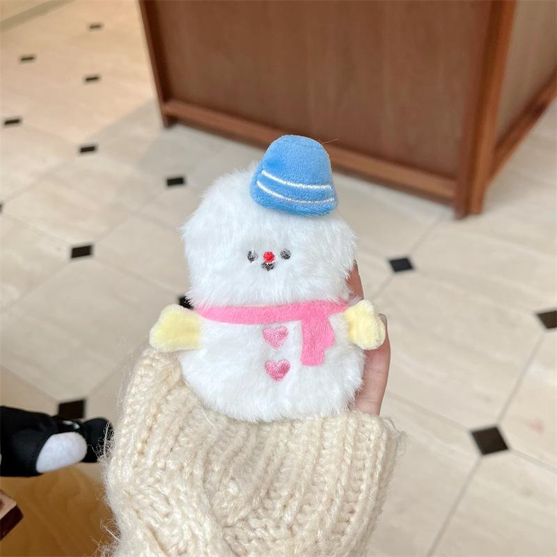 Plush snowman for AirPods 1 apple bluetooth wireless headset cover 1/1/1 generation pro1 autumn and winter female cute