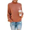 2026 Women's High Neck Loose Pullover Sweater - Autumn/Winter Plus Size European & American Style