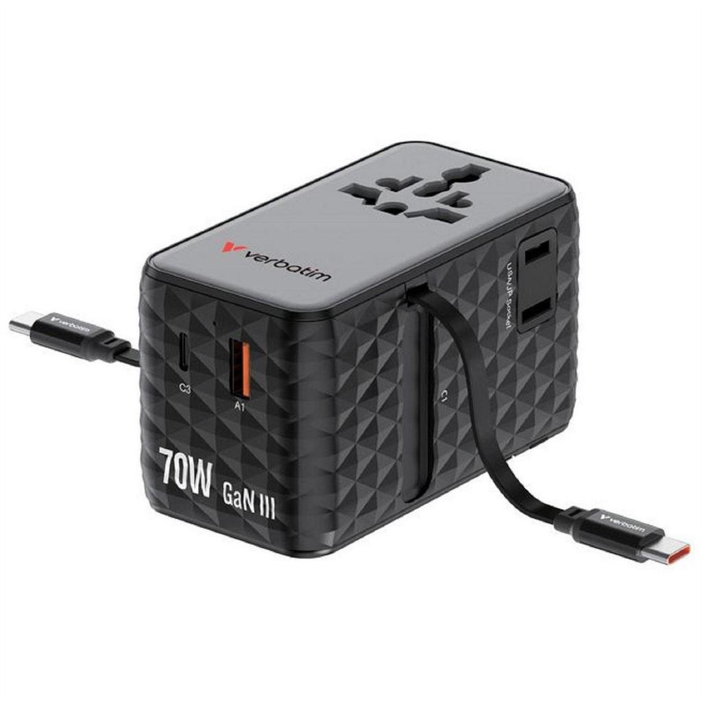 Verbatim Charge N Travel Universal Travel Adapter