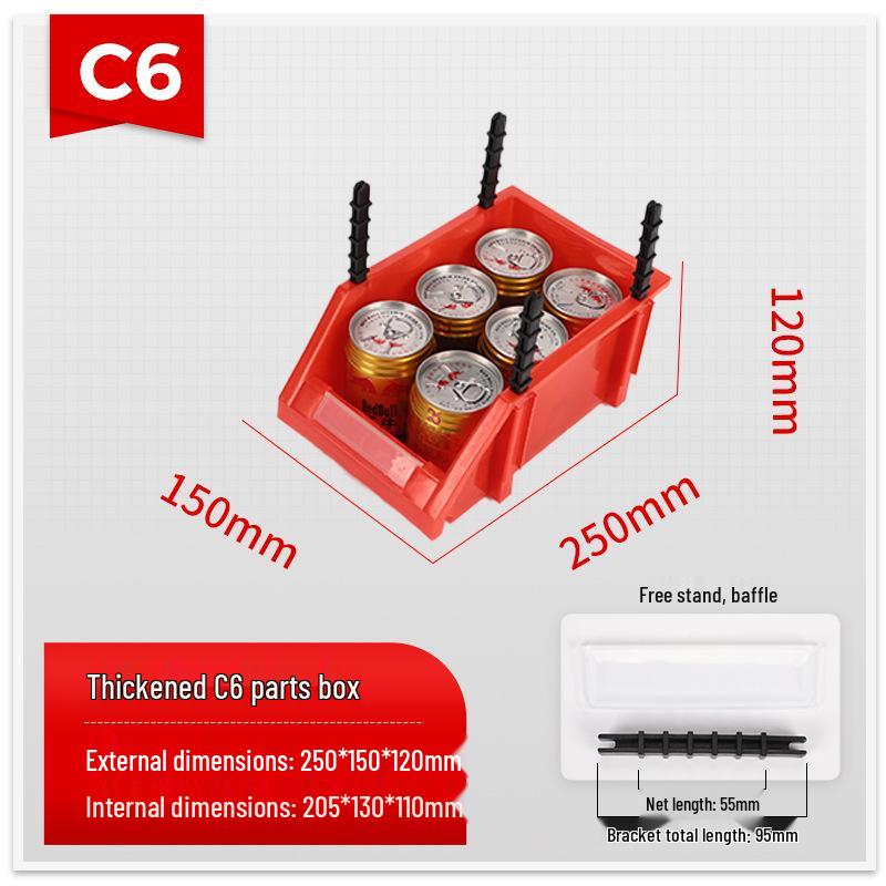 Slanted Mouth Plastic Storage Box for Screws and Tools – Classified Component Shelf
