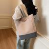 Canvas Large Capacity Tote Bag Student Shoulder Bag Women's Crossbody Bag