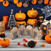 Halloween Gift Box Kraft Paper Box Clear Window Wrapping Treat Paper Pack Party Favor Versatile Holiday Wrapping Bag