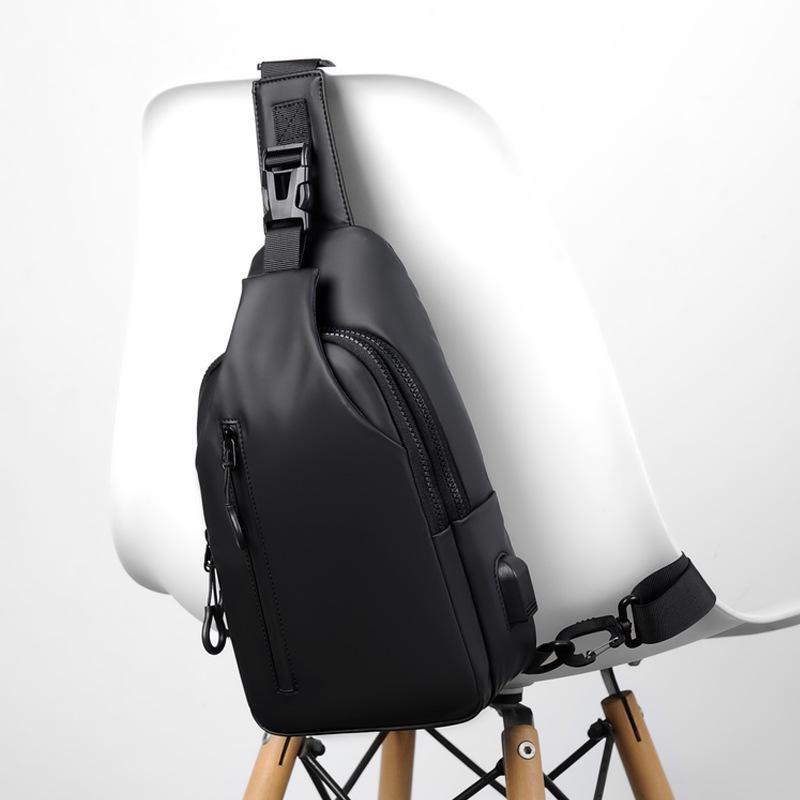 [Hohe Qualität] Modische Outdoor-Brusttasche für Herren, schlankes und einfaches Design