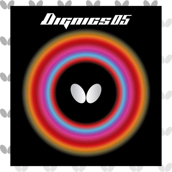 Butterfly Dignics 05 High Tension Rubber, Black, 1.9mm