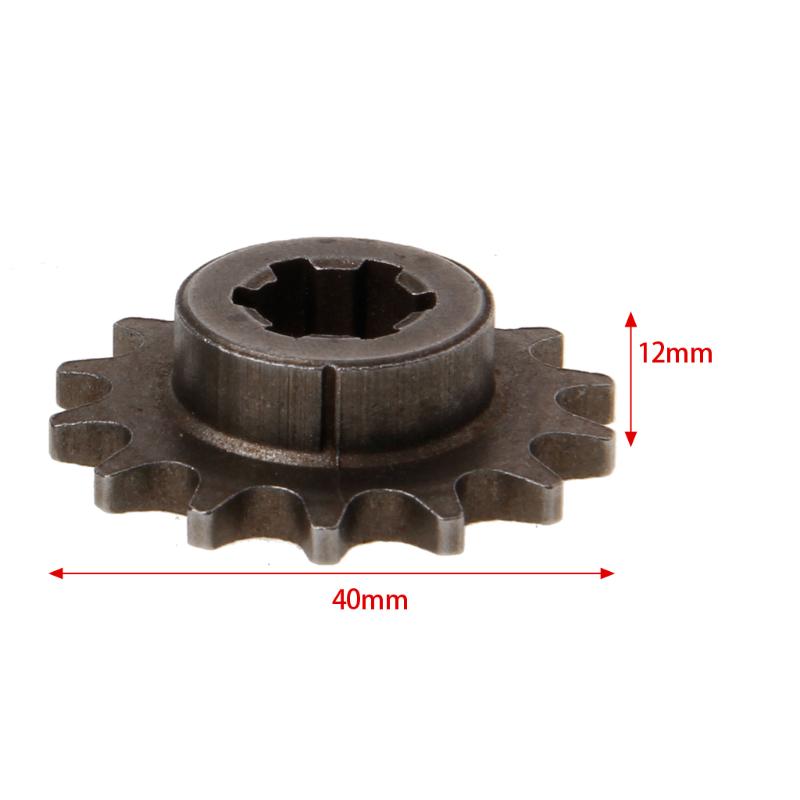 47cc 49cc Motorcycle Dirt Bike T8F 8mm 11 14 17 20 Tooth Front Pinion Sprocket Motorcycle Accessories