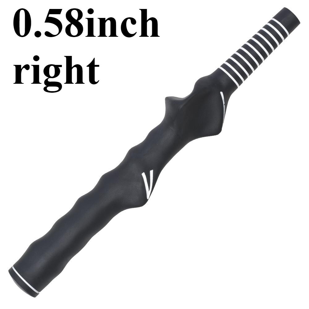 1pc New 0.36/0.58inch Aperture Golf Correction Grip Beginner Correct Posture Golf Hand Training Aid Comfortable Soft Fixed Model