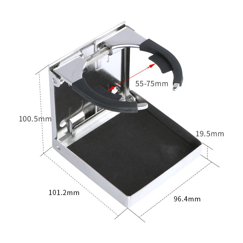 Alastin Marine Adjustable Folding Cup Drink Holder 316 Stainless Steel Boat Accessories Marine Boat Truck RV Set ALS6816R