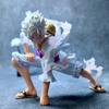 Anime One Piece 15cm Eightfold Mirror Luffy Fifth Gear Nika Luffy Squatting PVC Figure Model Toys Ornaments Statue Gift