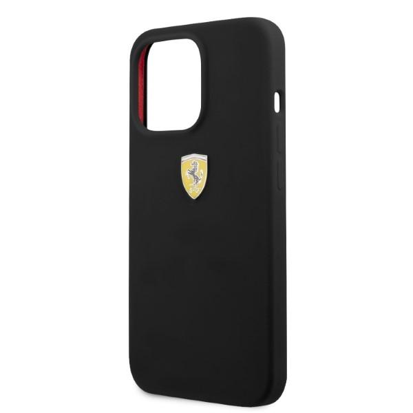Ferrari Fessihmp13Lbk Iphone 13 Pro / 136,1 Czarny/Black Hardcase Silicone Magsafe