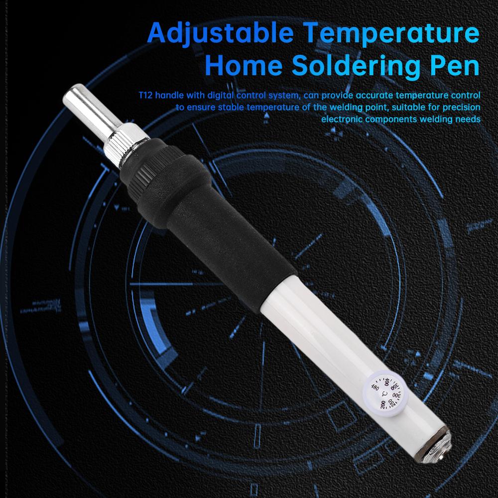 DC 12-26V T12 Handle Portable Welding Table Handle Adjustable Temperature Household Welding Pen