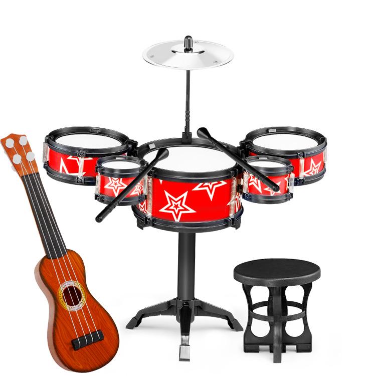 Kids' Jazz Drum Set - Beginner Percussion Instrument Toy
