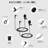 Pack of 2 DJI MIC 2 Lavalier Microphones, Compatible with RODE Go II, 3.5mm TRS Clip-on Lapel Microphones for Microphone Transmitters, Clear Audio &